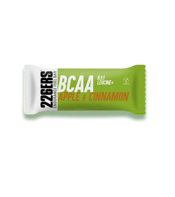 ENDURANCE FUEL BAR BCAA - Barrita Energética Vegana - 60g manzana 226ers